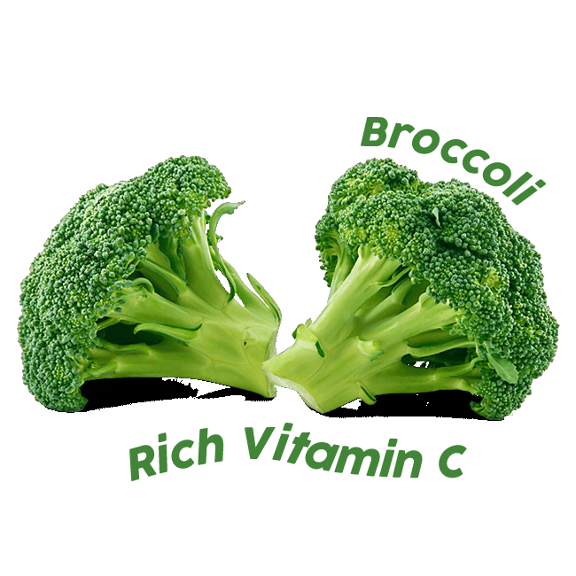 rich vitamin c broccoli